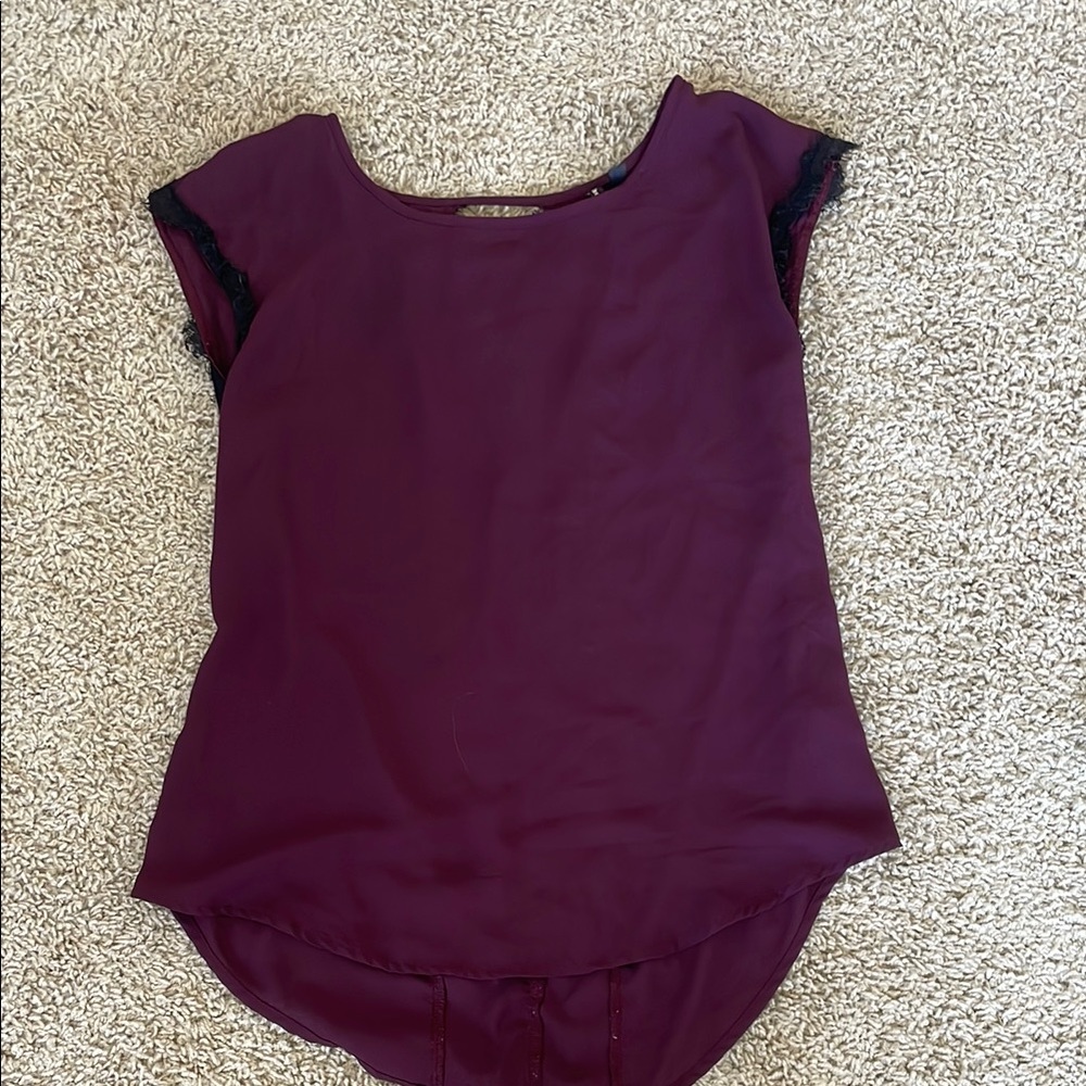 Elegant Purple Women's Top